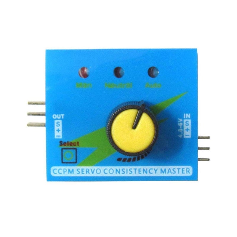 Share Goo 2 Pack ShareGoo 3CH 4.8-6V Servo Tester CCPM Consistency Master Checker with Reverse Connection Protection,RC ECS Motor Tester Server Test Servo Centering Tool - Image 4